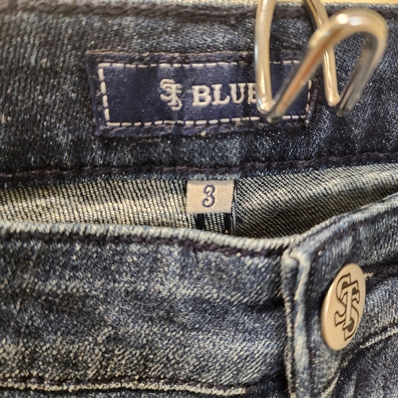 STS Blue Distressed Denim skinny jeans size 3 - Picture 2 of 11